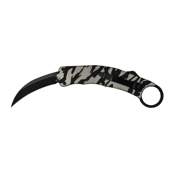Tiger Camo Karambit/CNC